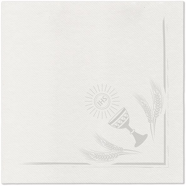 Serwetki Flizelinowe My First Communion Silver 50szt.